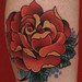 Tattoos - Orange Rose  - 53017